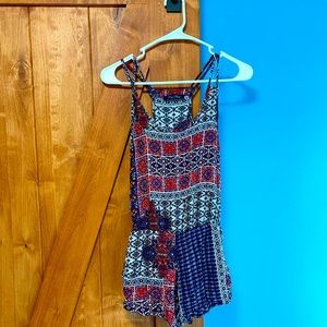 Multi pattern romper